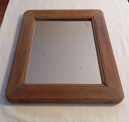 Miroir ancien bois massif - en,
