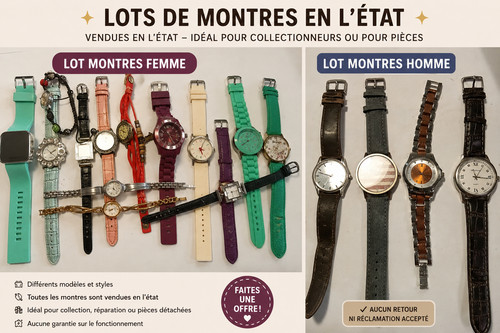 Lot montres femme homme - de,