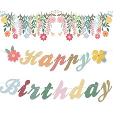 3pcs Guirlandes Fleurs