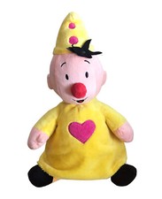 BUMBA The Little Clown Character Plush Rattle 13” Studio 100 Yellow