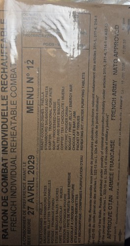 Rations combat 24h - 6x, de
