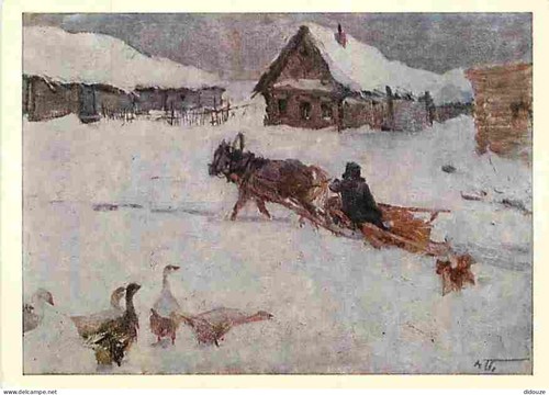 Carte postale art peinture - -,