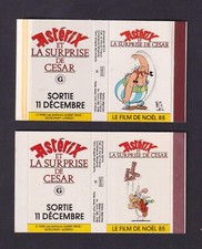 2 matchboxes France BN1740434 Asterix La Surprise de César