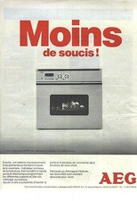 1987 ADVERTISING AEG electric oven