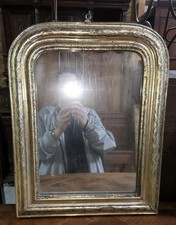 miroir doré époque Louis