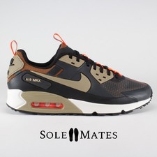 Nike Air Max 90 Drift Black Khaki Orange FB2877-002 Men's Size 10 Shoes