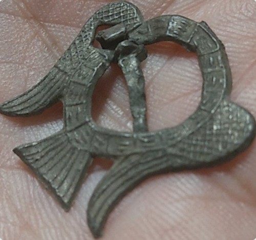 Fermail medieval 14e siecle - fermail,