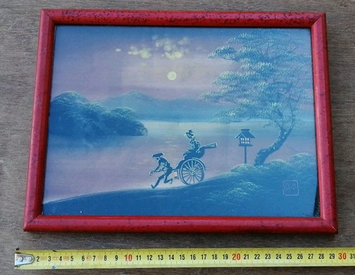 Chine peinture sur soie pousse