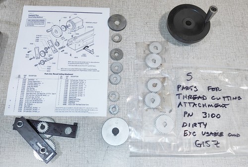 Sherline lathe thread cutting - lathe,