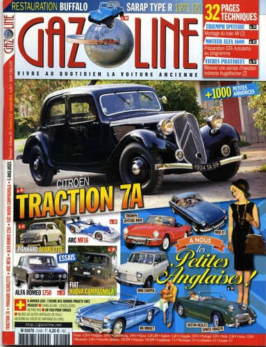 Gazoline 218 2015 - n°218, 01/2015