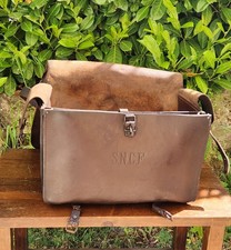 Sacoche SNCF Cuir Ancien