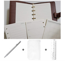 fits Louis Vuitton PM Small Agenda: Monthly Weekly Refill+Pouch+Insert Pen