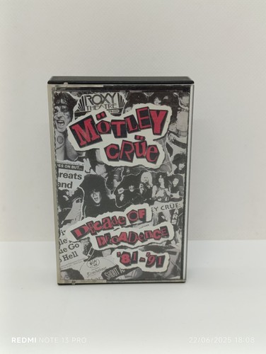 Cassette audio mötley crüe - cassette,