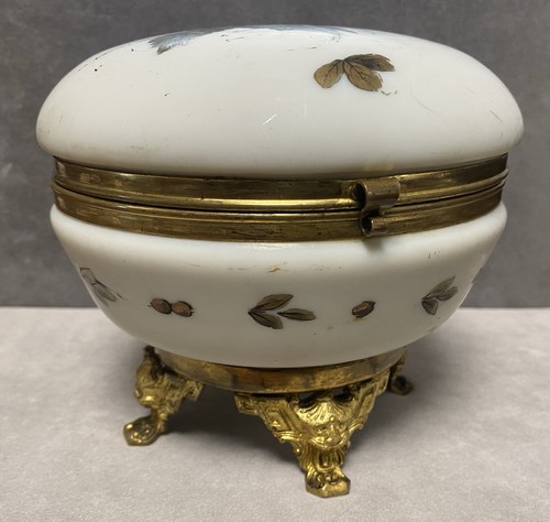 Ancienne boîte opaline - ancienne,