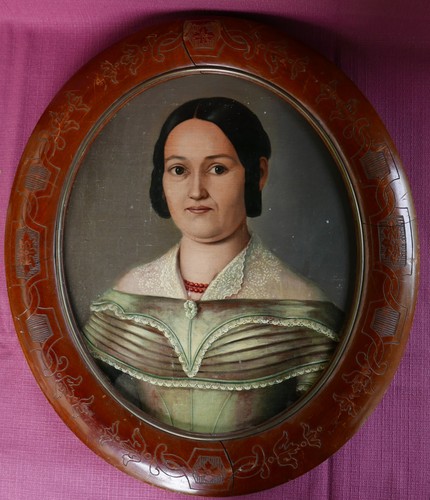 Portrait femme ovale - de,