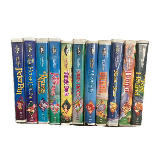 Cassettes vhs walt disney - 10,