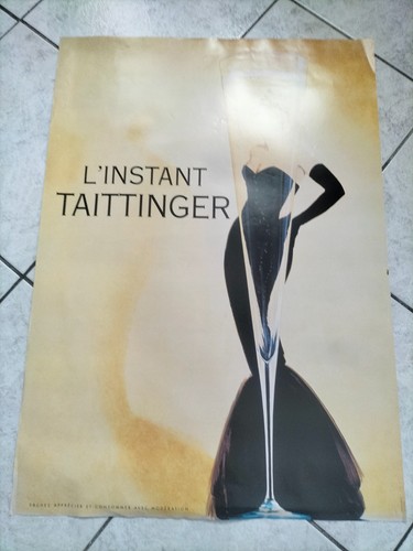 Affiche champagne instant - affiche,