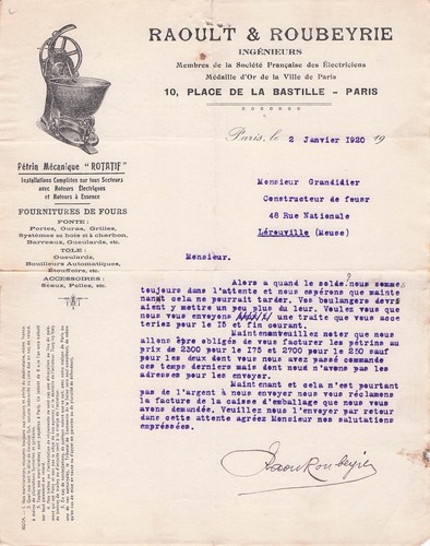 Paris ingenieur raoult - paris, 1920