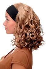 Perruque pour Femme Bandeau Volumineux Boucles Blond Blonde Mélange BRO-704-G15