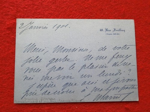 Cq71 carte autographe - cq71-carte,