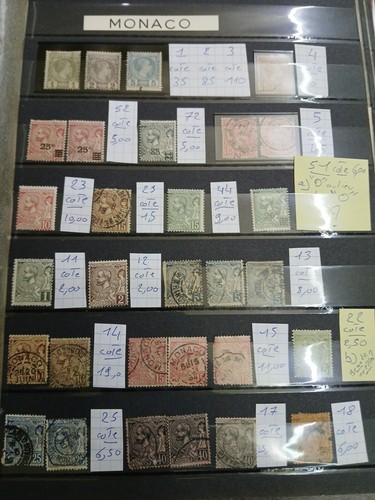 Monaco collection timbres - monaco,,
