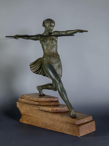 Sculpture art deco antiope - sculpture, "