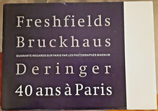 rare Paris photo Bruckhaus F. Deringer 40 ans ville et les éventements a Paris