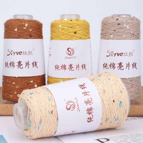 50g rouleau sequin coton fil - /,