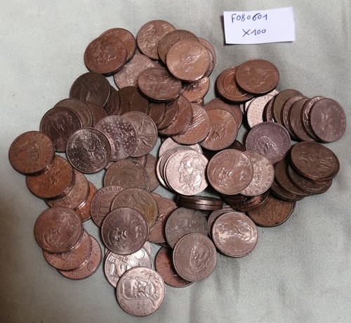 Lot monnaies françaises - , 100