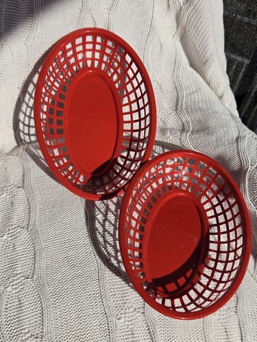 Set ikea red oval - of, plastic