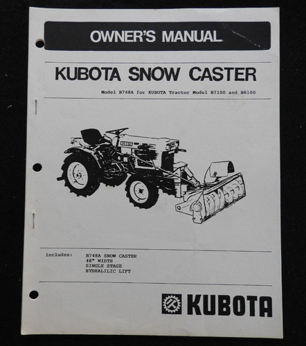 Véritable kubota b6100 - véritable,