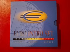 TRES RARE COFFRETS BU EURO INTRO SET BELGIQUE 1999-2000-2001 NEUFS SOUS BLISTER