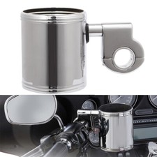 Motorcycle Cup Holder Drink Bottle For Harley Touring 7/8" 1” 1 1/4” Handlebar