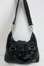 UGG Black Leather Hobo Purse