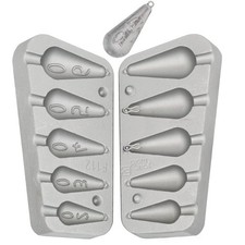 Moule à plomb poire 20 -30- 40-50-60g-Livraison gratuite-F112 - PAWIS PECHE