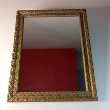 Antique Vintage Ornamental Gold Frame Mirror