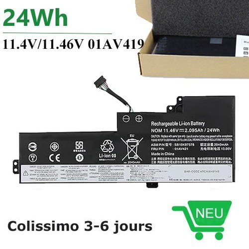 Batterie pour lenovo thinkpad - batterie,