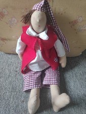 Vintage Cuddly Fabric Cloth Doll 55cm