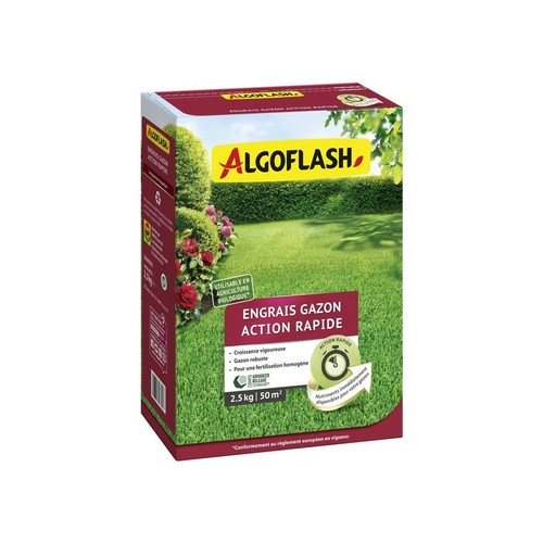 Engrais gazon algoflash - engrais,