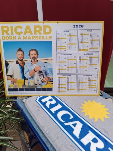 Calendrier ricard collector - calendrier,