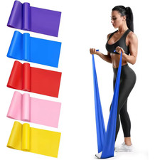 Resistance Bands Yoga Pilates Workout – Stretch Exercise Bands Home Gym