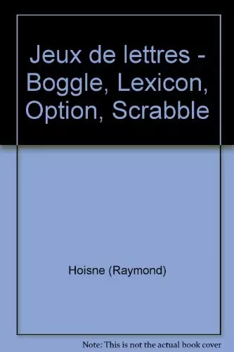 Jeux lettres boggle - jeux,