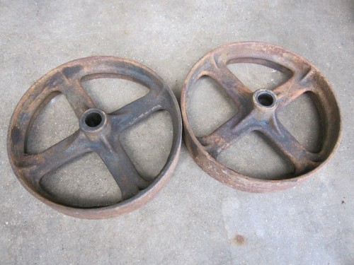 Vintage cast iron - vintage, wheels