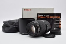 [Presque Inutilisé en Boîte] Canon Ef 100mm F/2.8 Macro USM Ultrasonic Af Prime