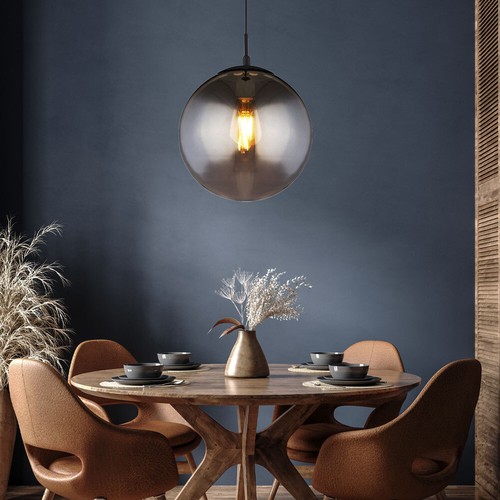 Design boule plafonnier fumé - plafonnier,