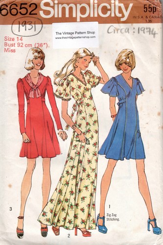 Patron couture vintage 1974 - couture,