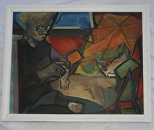 * Painting / oil on panel / painter HENRI DULAC (contemporary) 62 x 76 cm