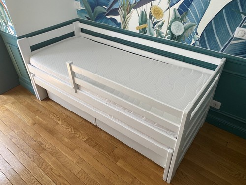 Lit gigogne enfant senso - gigogne, blanc