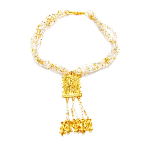 Collier africain affiena - collier,