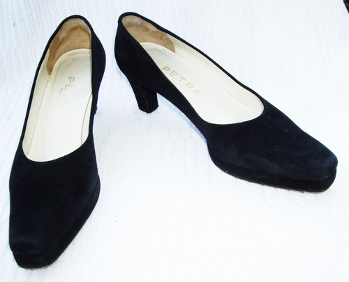 Petra classic black suede - petra,